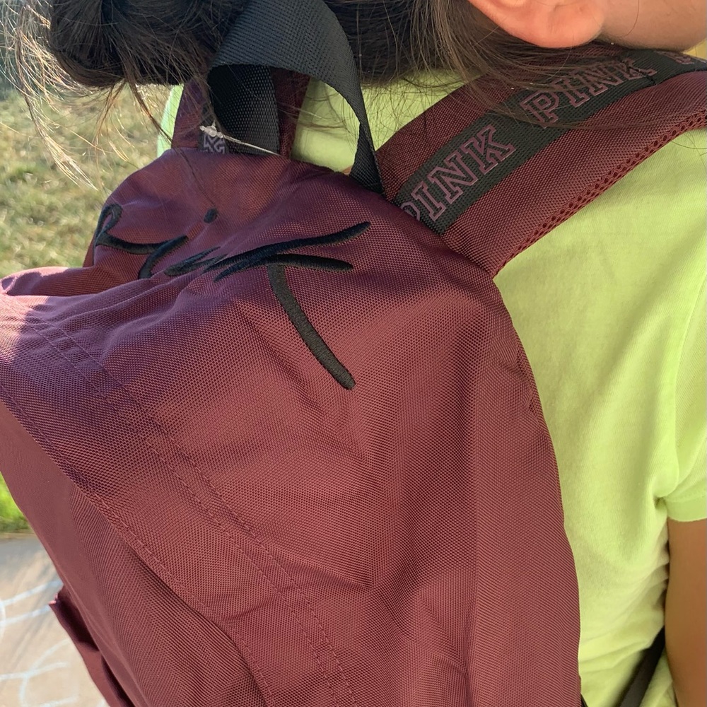 Pink College backpack - Picture 4 of 5